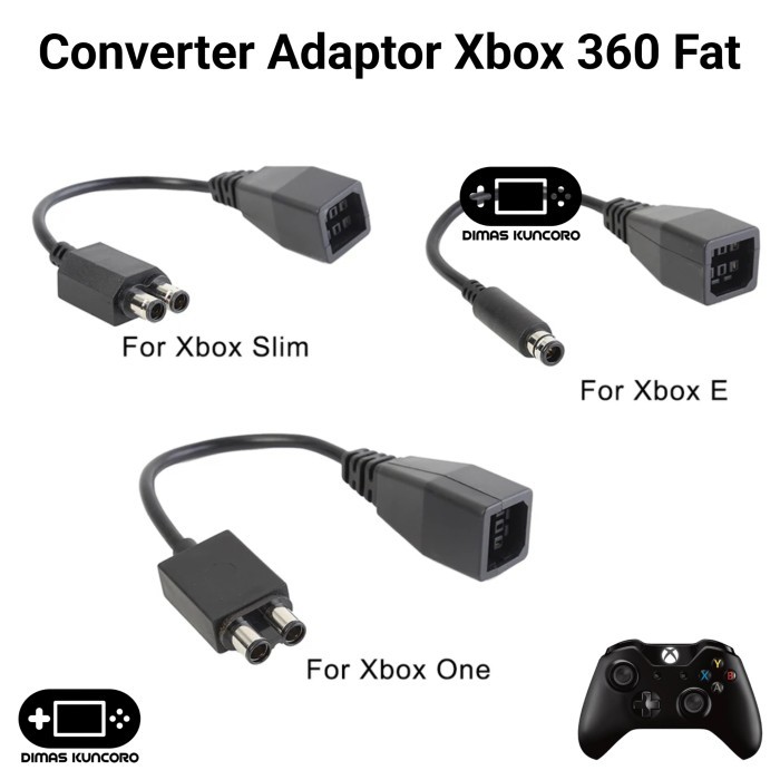 Converter Adaptor Xbox 360 FAT adapter convertor one e slim sambungan - Xbox 360 E