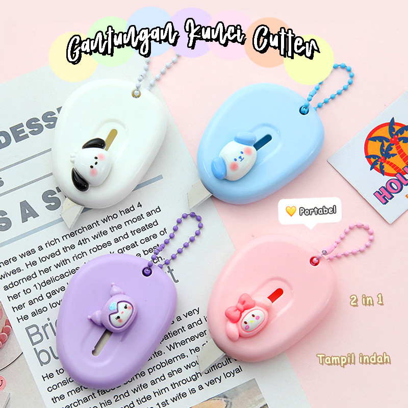 

Cutter Mini Pisau Cutter Stainless Kecil Kater Besi Mini Serbaguna Small Cuter cutter karakter