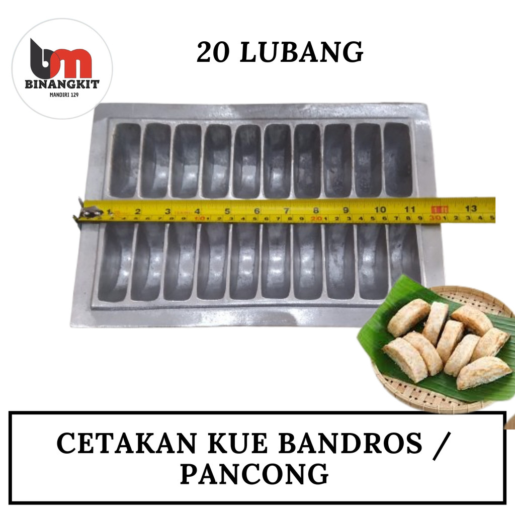 CETAKAN KUE BANDROS / PANCONG / PUKIS 20 LUBANG