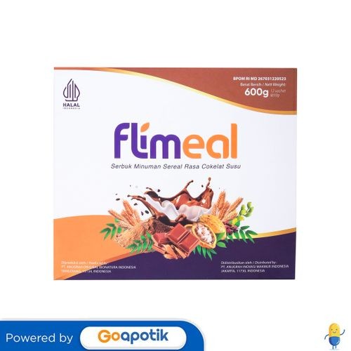 

Flimeal Minuman Sereal Rasa Coklat Susu 50 Gram Box 12 Sachet (600 Gram)