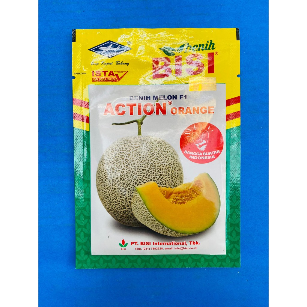 Benih Melon ACTION ORANGE  isi ±550 biji  Hibrida F1 dr Benih bisi