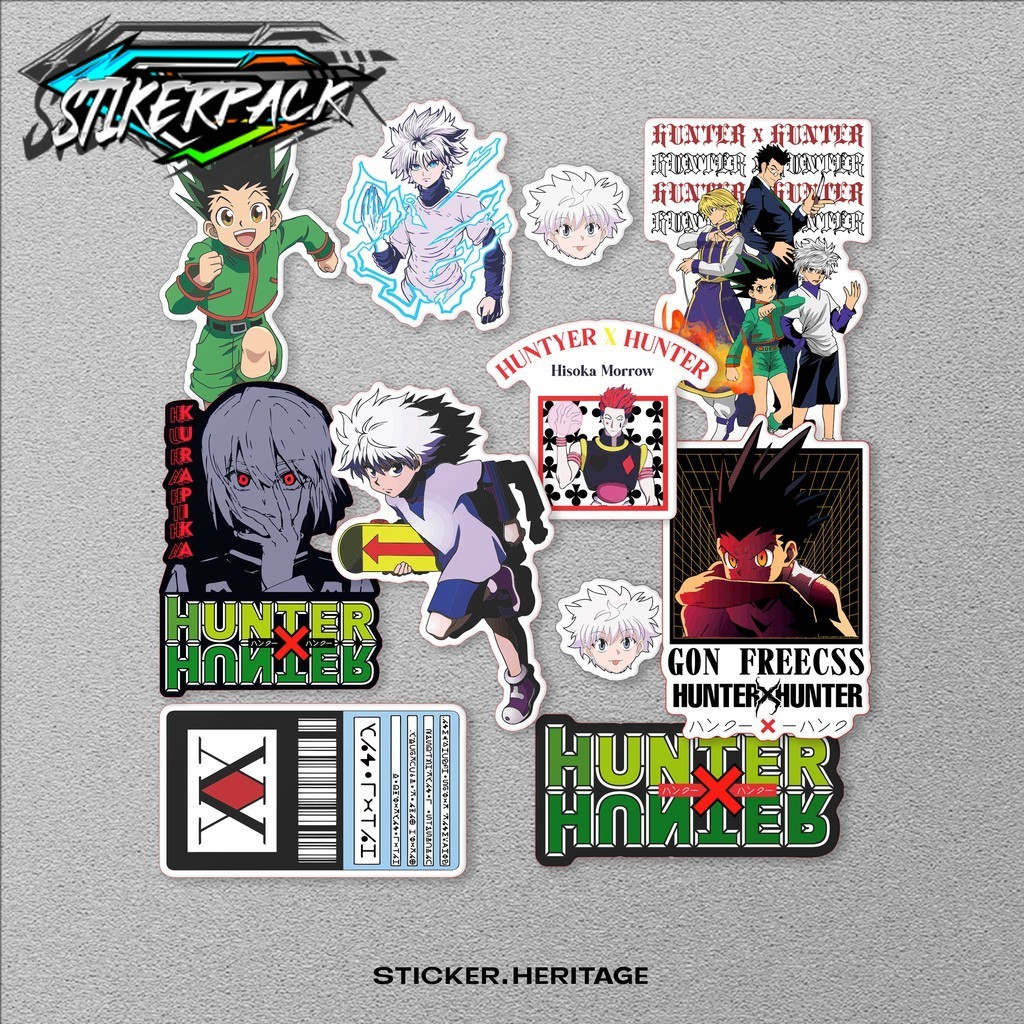 

STIKER ANIME HUNTERXHUNTER POSTER ANIME Laptop Waterproof DIY HP motor helm mobil ipad table