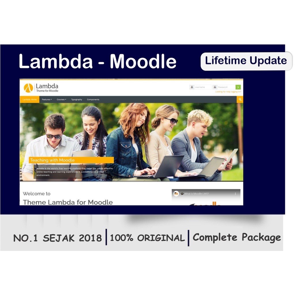 Lambda - Responsive Moodle Theme