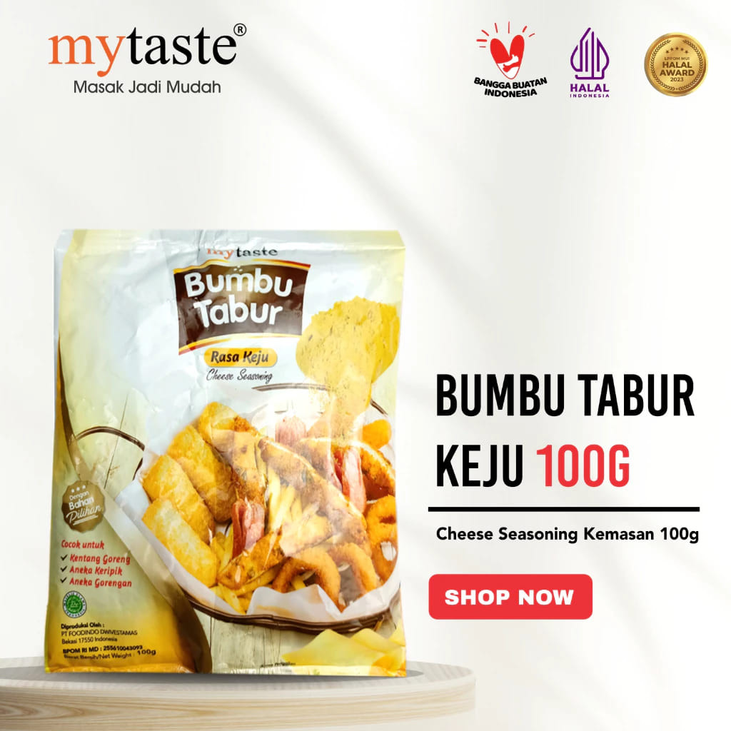 

MYTASTE BUMBU TABUR KEJU 100GR