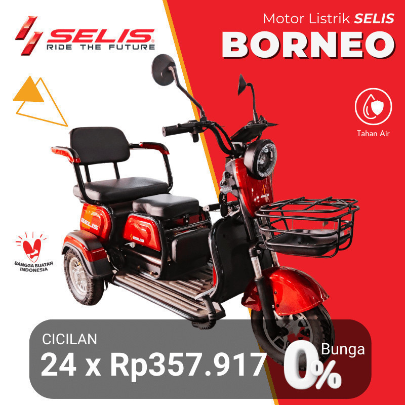 SELIS - Motor listrik Borneo ( Roda 3 )