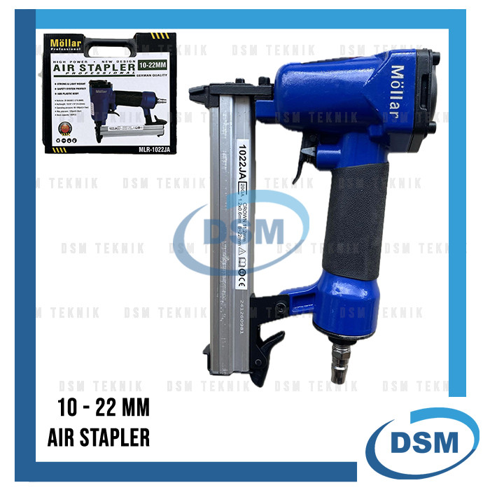 MOLLAR MESIN ALAT STAPLES TEMBAK ANGIN KOMPRESOR AIR STAPLER 1022JA