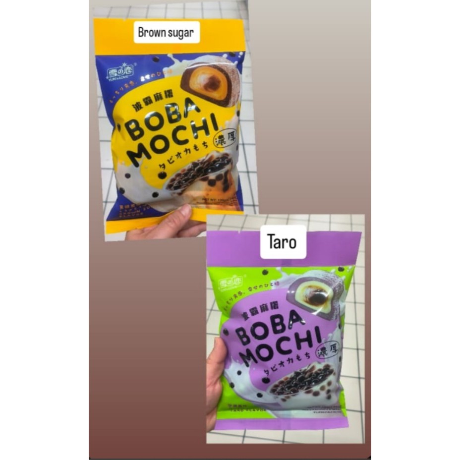 

Mochi thai milk tea / mochi taro /boba mochi taiwan