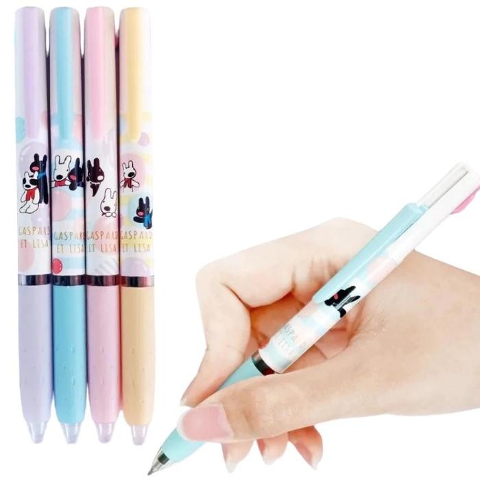 

TERLARIS! Ballpen M&G 3 in 1 Gaspard Et Lisa 0.38mm/ Pulpen 3 Warna QGPT4372 - Pink