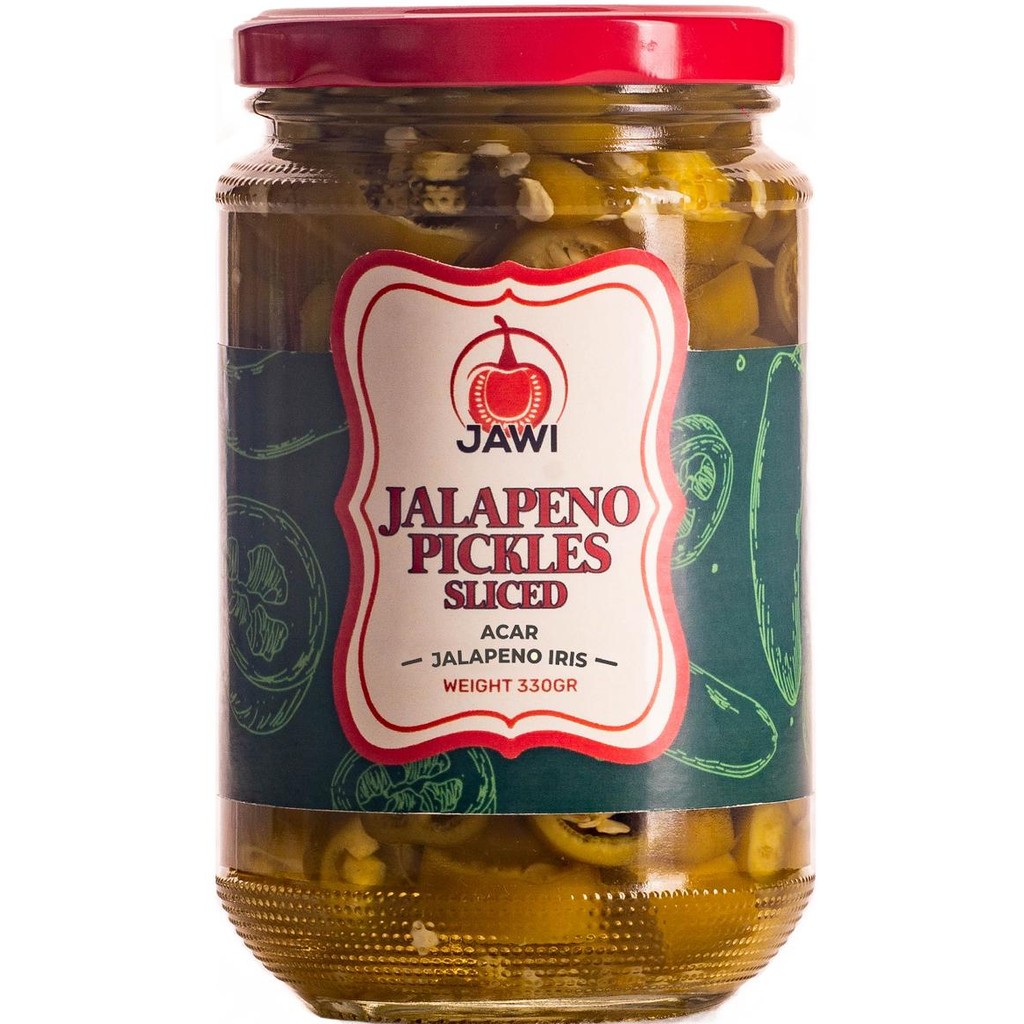 

Jalapeno Pickles Sliced Jawi Farm 330gr (acar jalapeno)