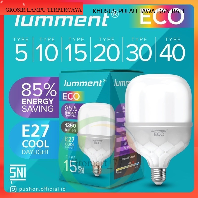 Lostnight_ [Listrik] Lampu ~ Bohlamp Lampu Led 5W Lumment Eco Harga Paket Led Lampu 5W