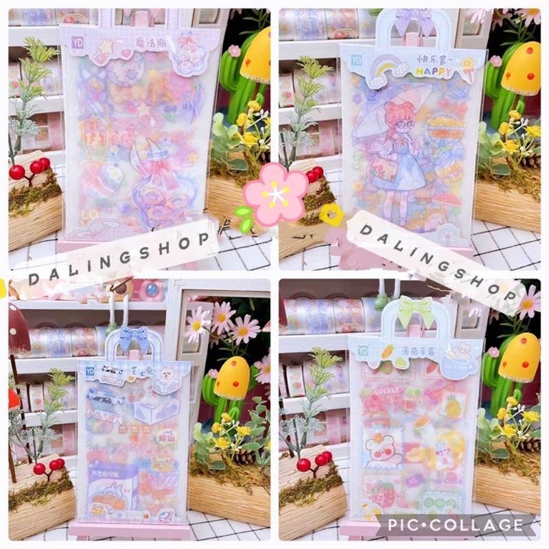 

Dalingshop [1 LEMBAR & 1 bgks isi 6 Lembar] STIKER GLITER HP LAPTOP STICKER BOTOL AIR MINUM 2D TUMBLE MOTIF BENING STICKER BOTOL BUKU STICKER GLITTER VIRAL LABEL STIKER UNIK HARGA PER 1PCS