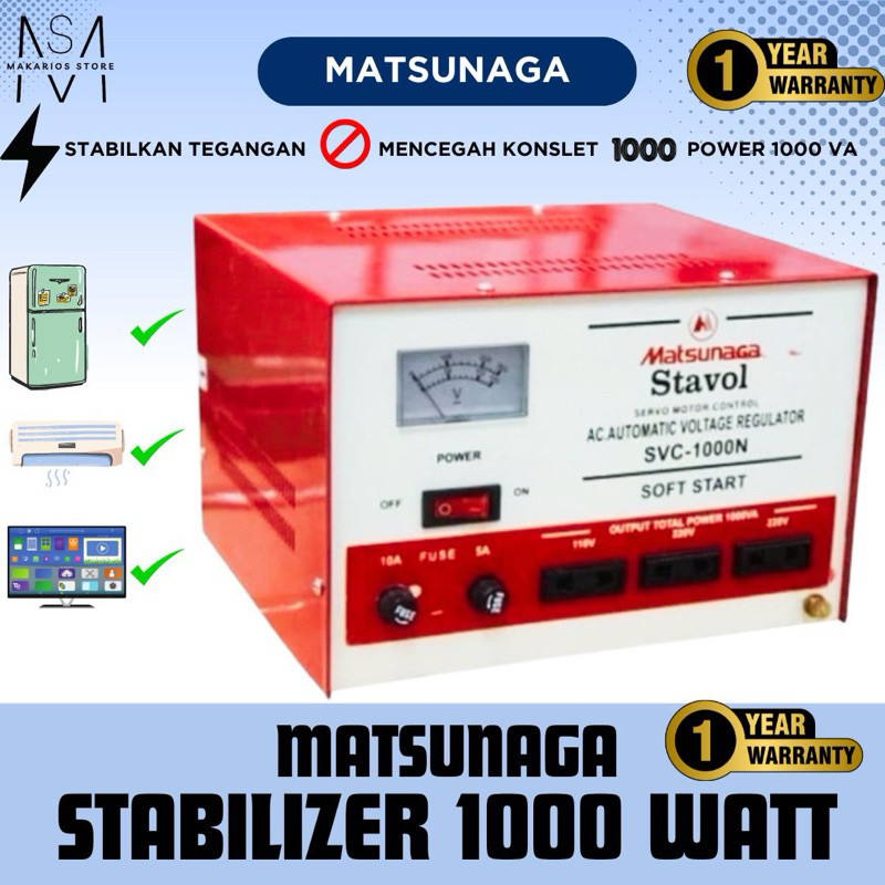 Stabilizer Matsunaga 1000watt Stavol