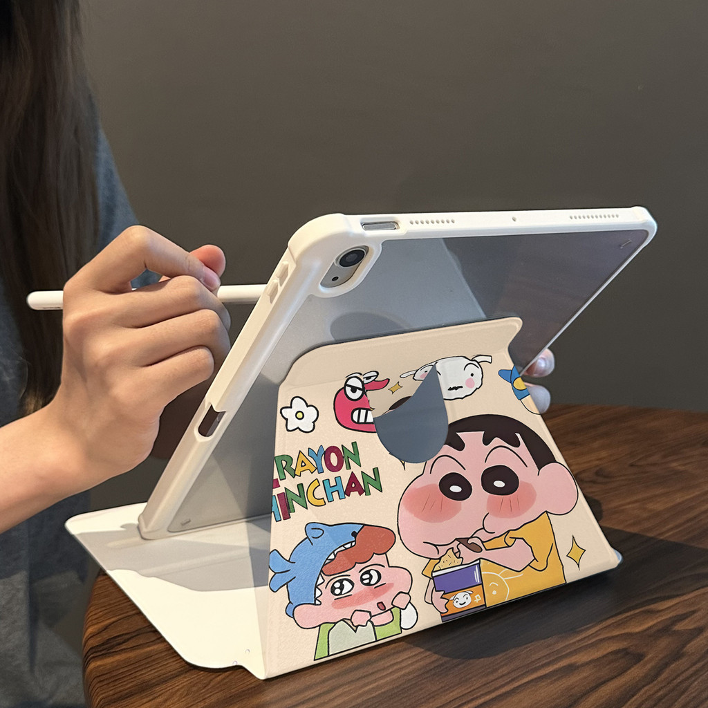 Cocok untuk ipad gen 10 tablet case pelindung lucu ipad air 5 rotasi ipad pro 11 inci 360° 10.9 inci