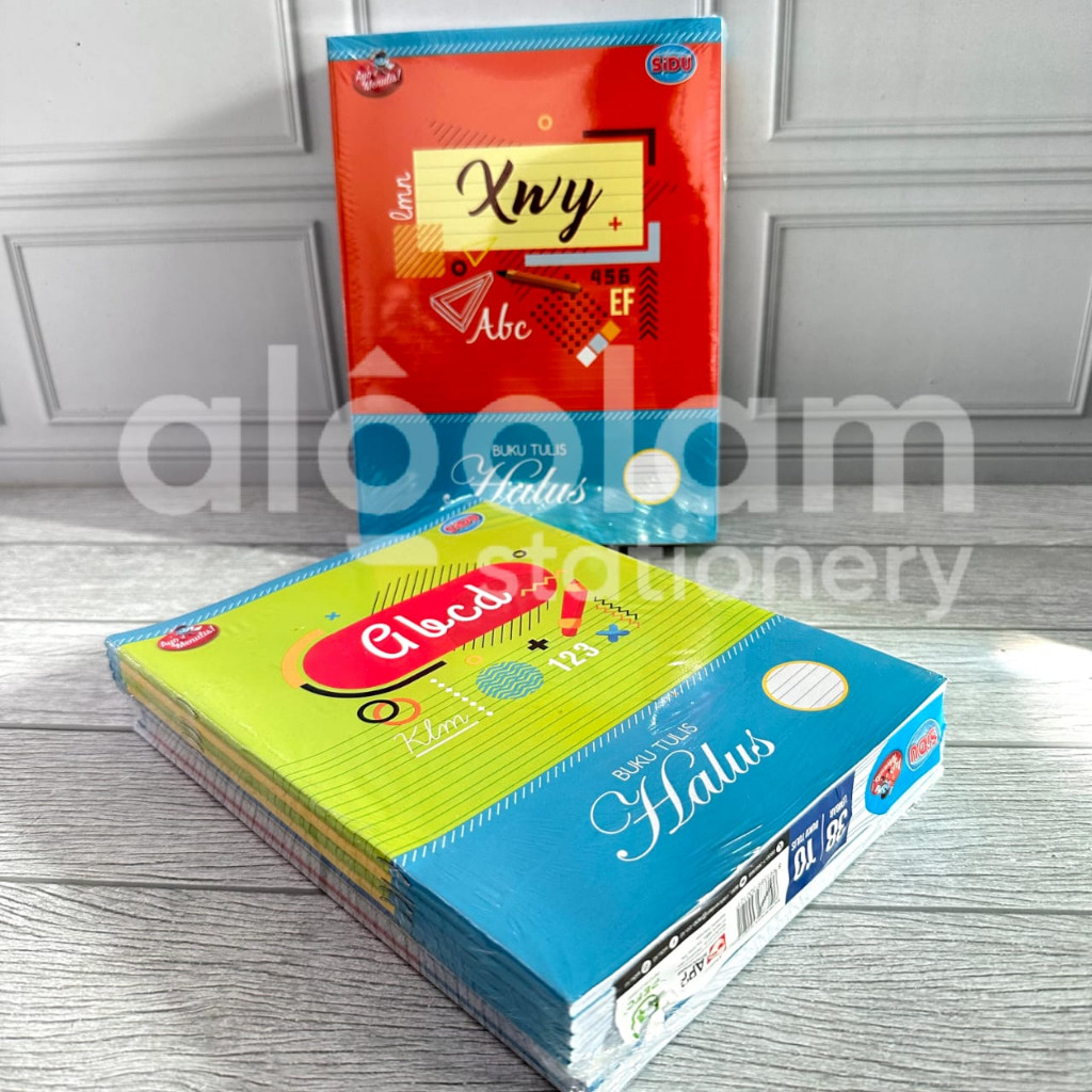 

SATU PACK ( 10 PCS ) Buku Tulis Halus Sinar Dunia Lengkap