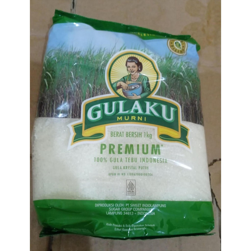 

Gula Pasir 1KG kemasan GULAKU Promooo