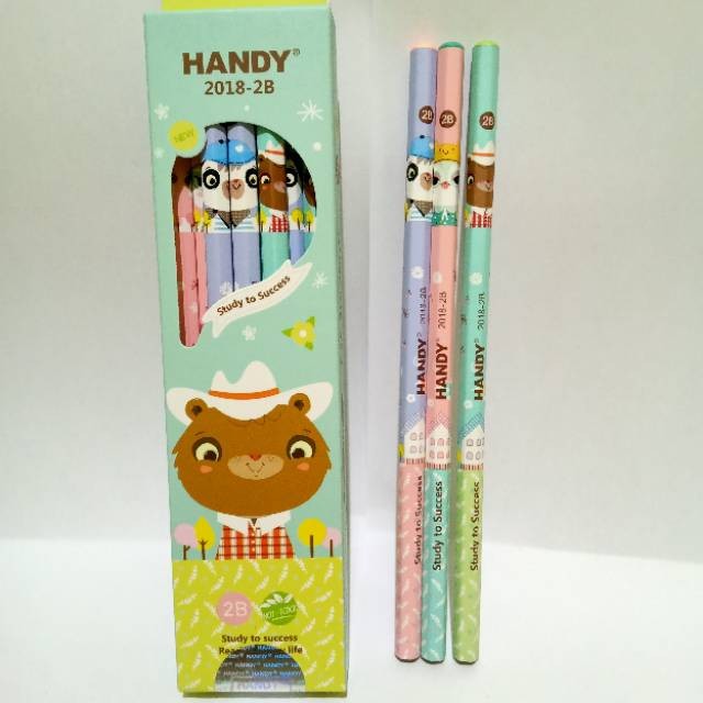 

ECER ( 1 PCS ) PENSIL 2B HANDY lengkap