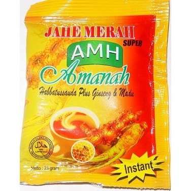 

jahe merah super plus habbatussauda AMH 1 renceng