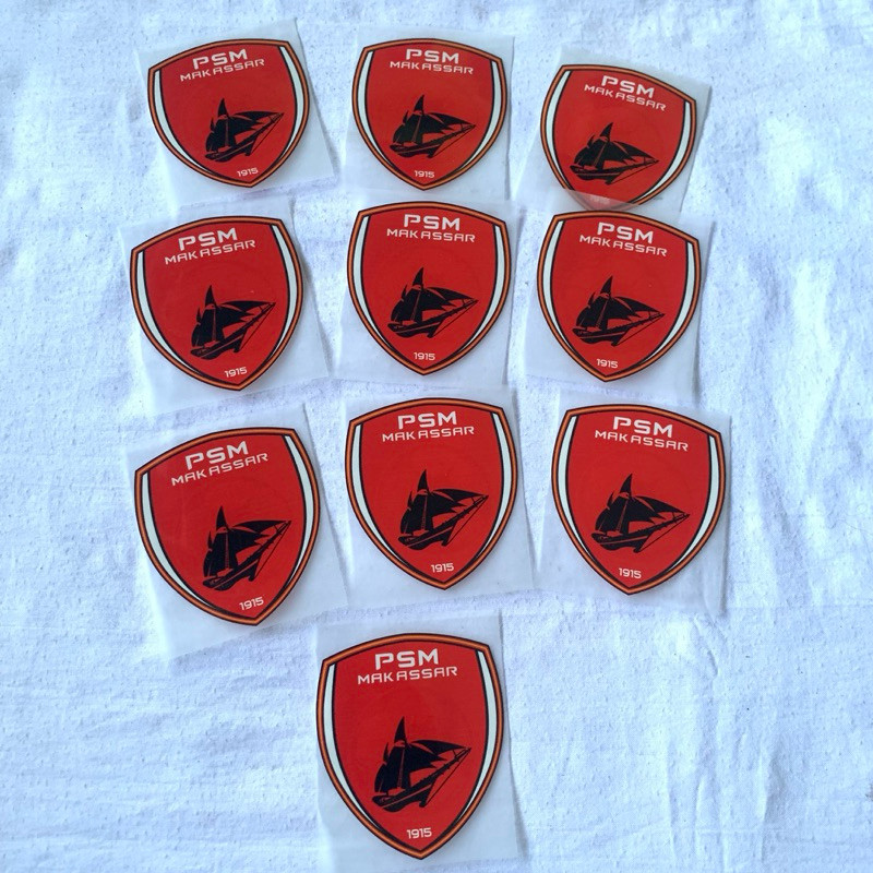 sablon setrika dtf logo PSM makassar