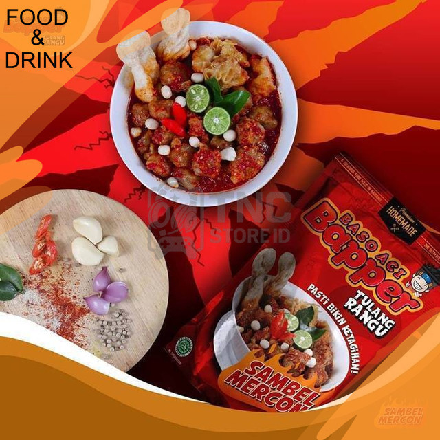 

Makanan - Baso Aci Bapper Tulang Rangu Sambal Mercon