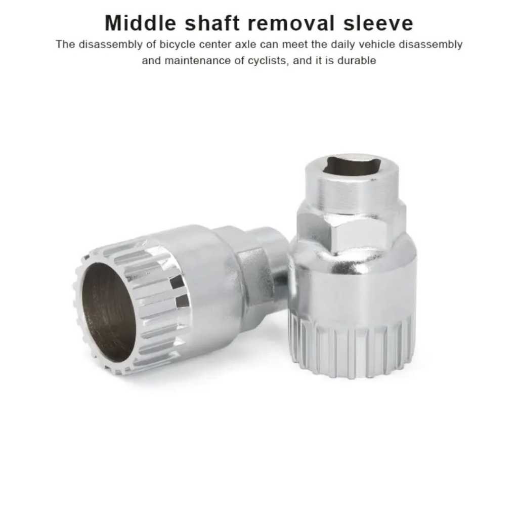 Riderace Kunci Pembuka Crank BB Bottom Bracket Sepeda Treker Puller Extractor As BB Kotak Square Tap