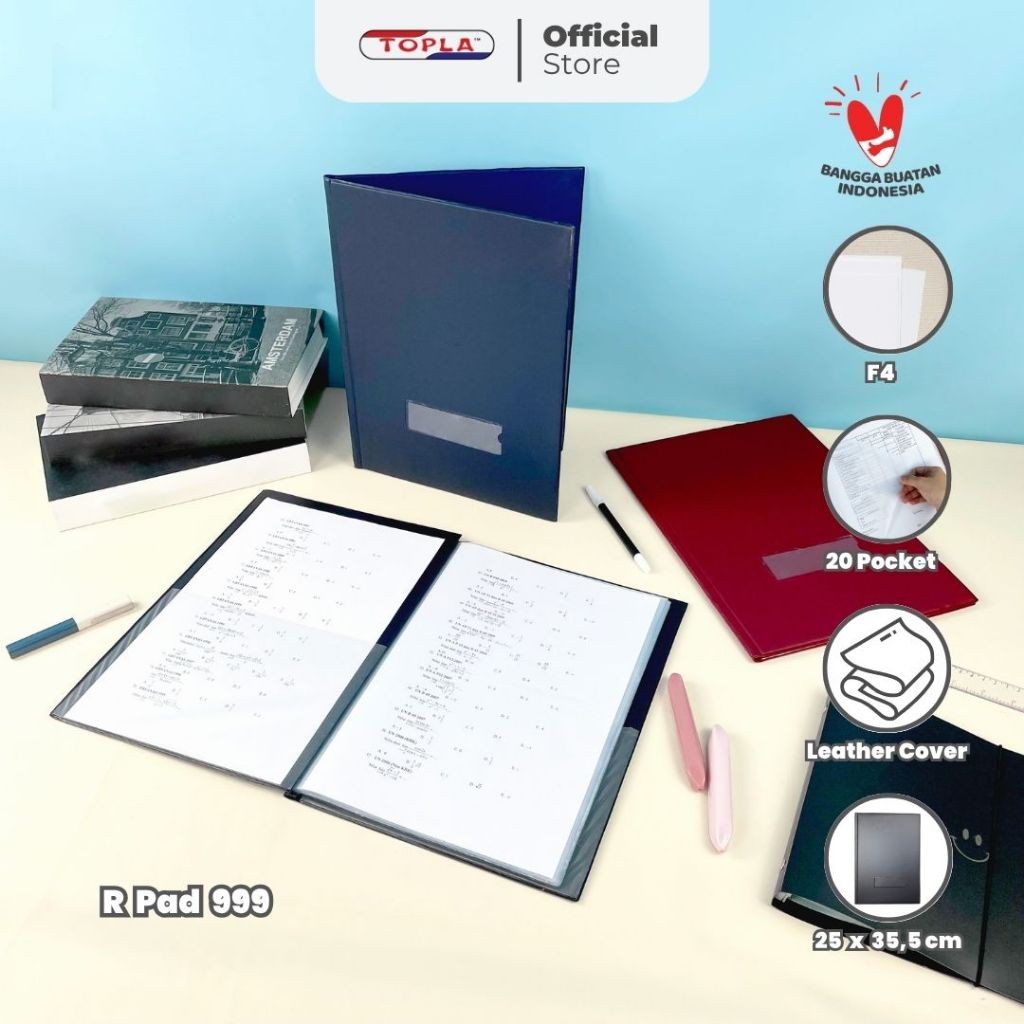

TOPLA Map Dokumen DK 999 Merk Topla - Isi 20 File untuk Rapor & Ijazah