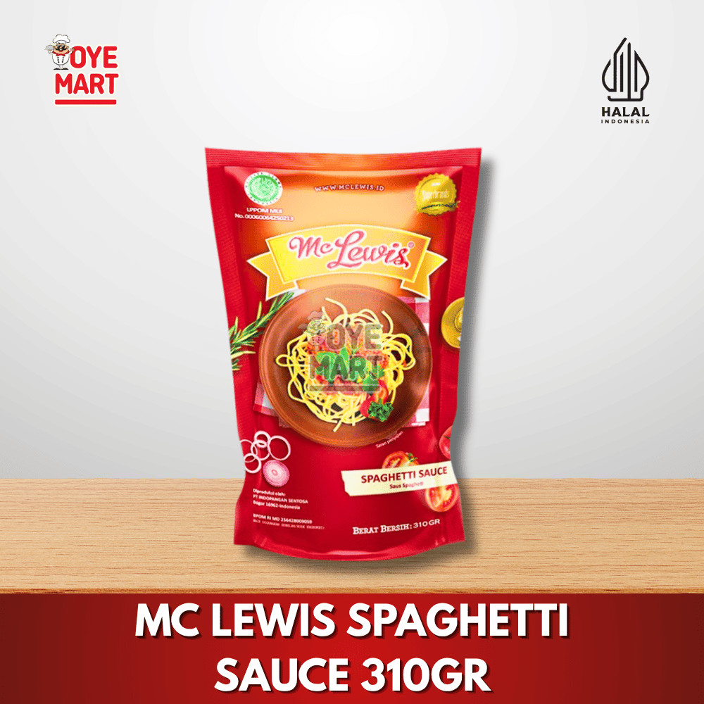 

MCLEWIS SPAGHETTI SAUCE 310GR