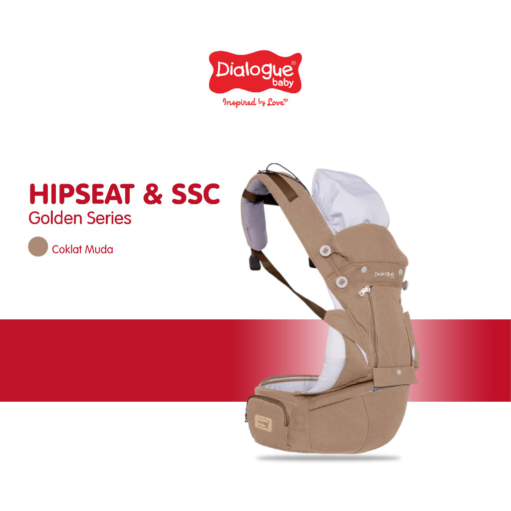 New Dialogue Baby Gendongan Hipseat + SSC 10in1 Golden Series DGG1051Premium