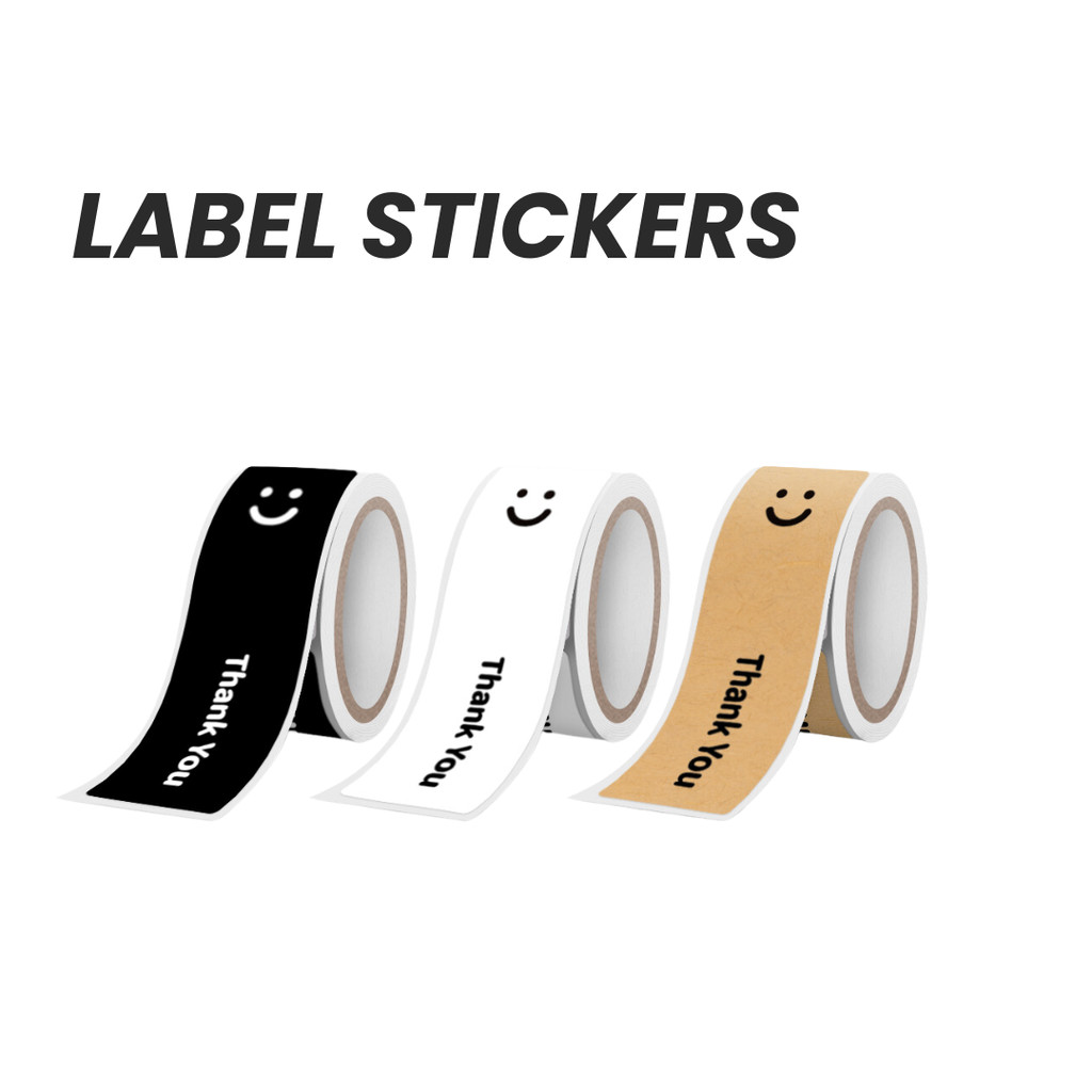

10 rolls Thank You Sticker Seal Labels Rectangle Business Gift Decor Sticker Package Sticker