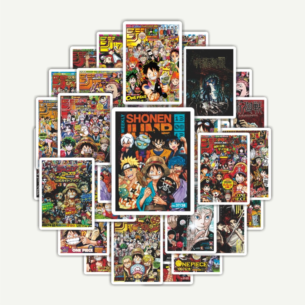 

Sticker Pack Stiker Anime Shonen | Sticker TUMBLR | Stiker LAPTOP KOPER HELM