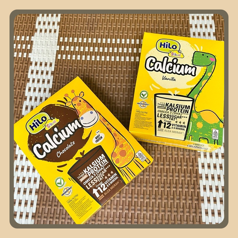 

HiLo School Chocolate / Vanilla 1000gr - Susu Tinggi Kalsium
