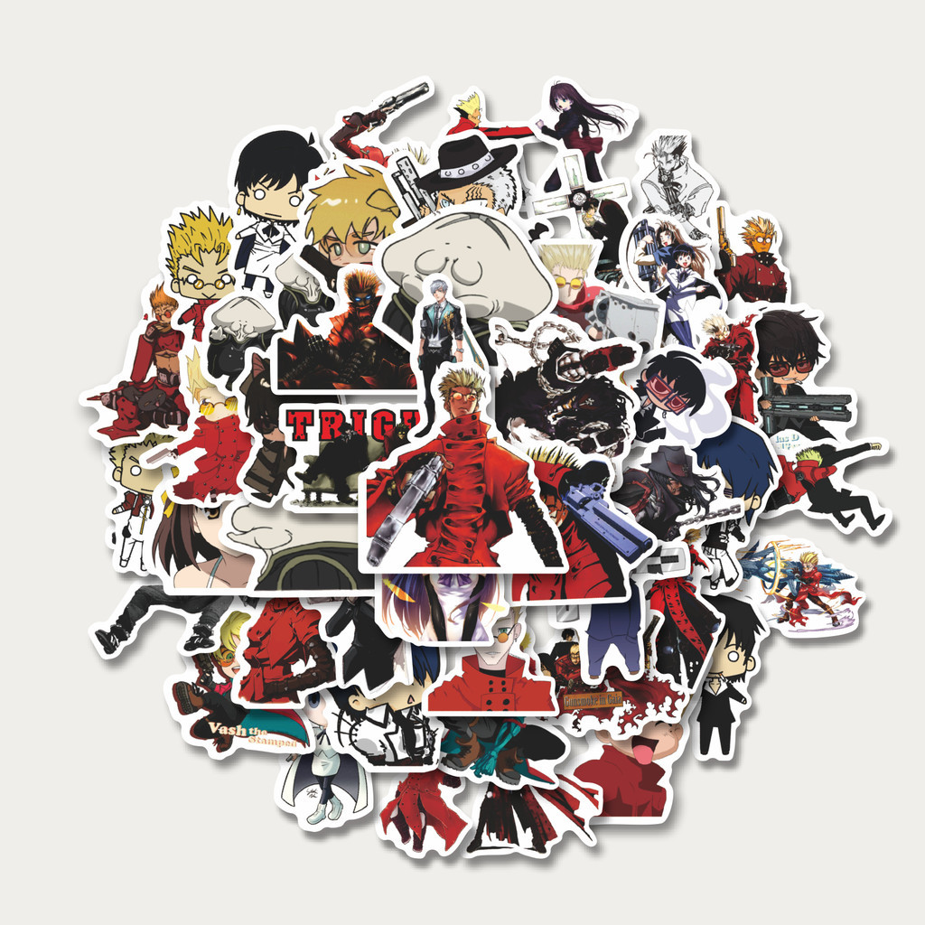 

Sticker Pack Sticker Anime Trigun | Sticker TUMBLR | Stiker LAPTOP KOPER HELM