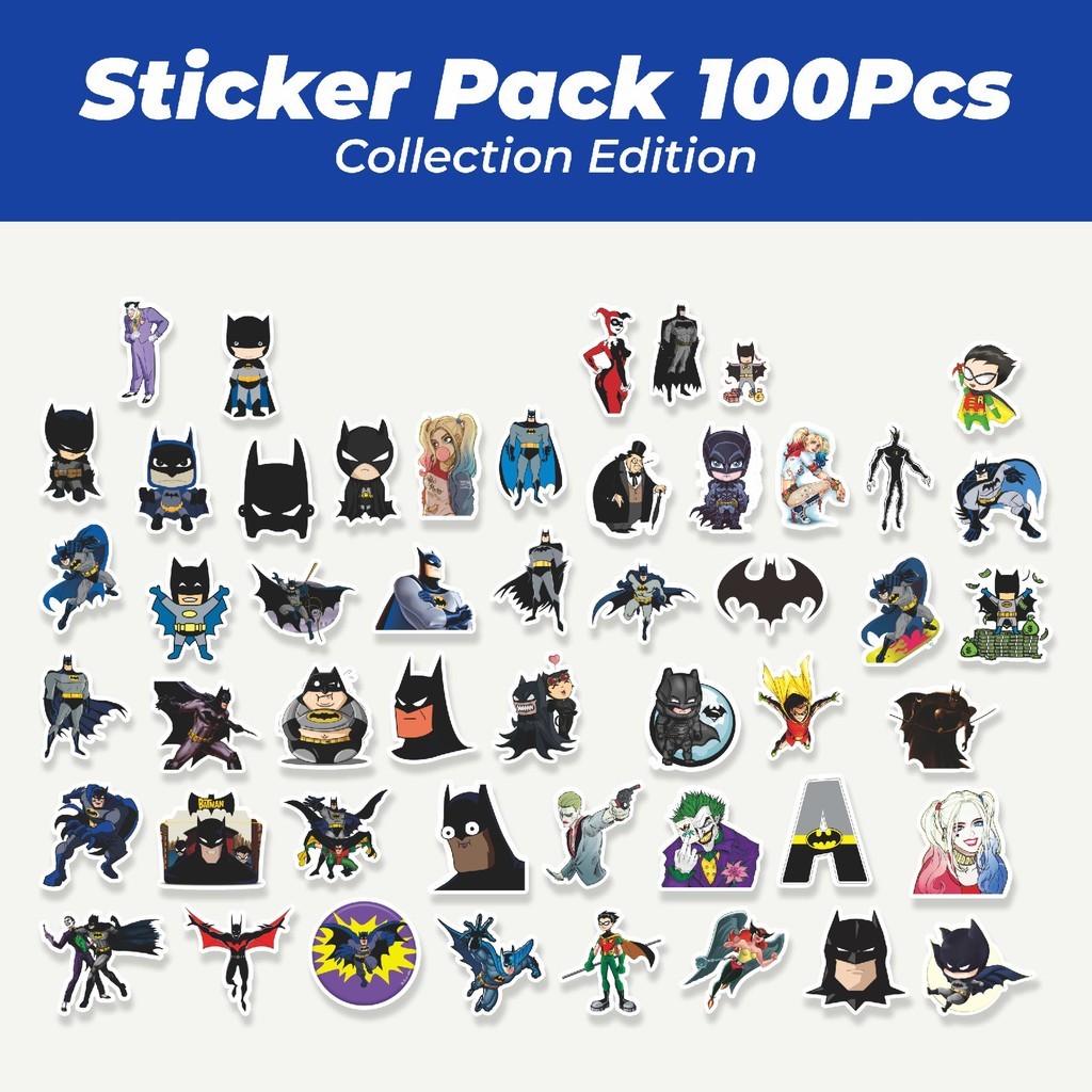 

Hot Stiker Kartun Batman Lucu Anti Air Stikers Berperekat Waterproof Sticker Decal Buat Motor Helm Buku Journal Koper Casing HP Laptop Botol Minum