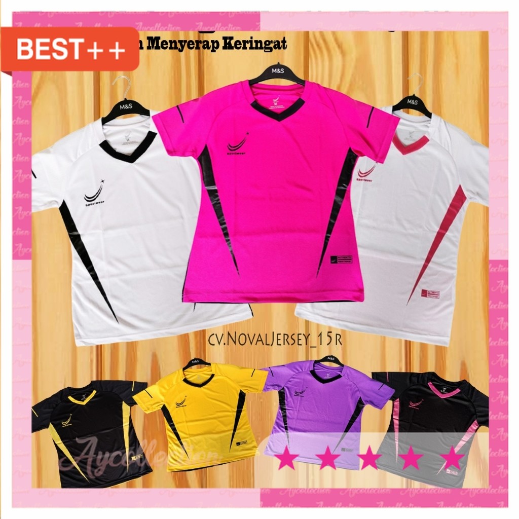 Baju Senam 17an agustusan murah kekinian jalan sehat / Pakaian Atasan Jersey Jersy Jersi sport Baju 