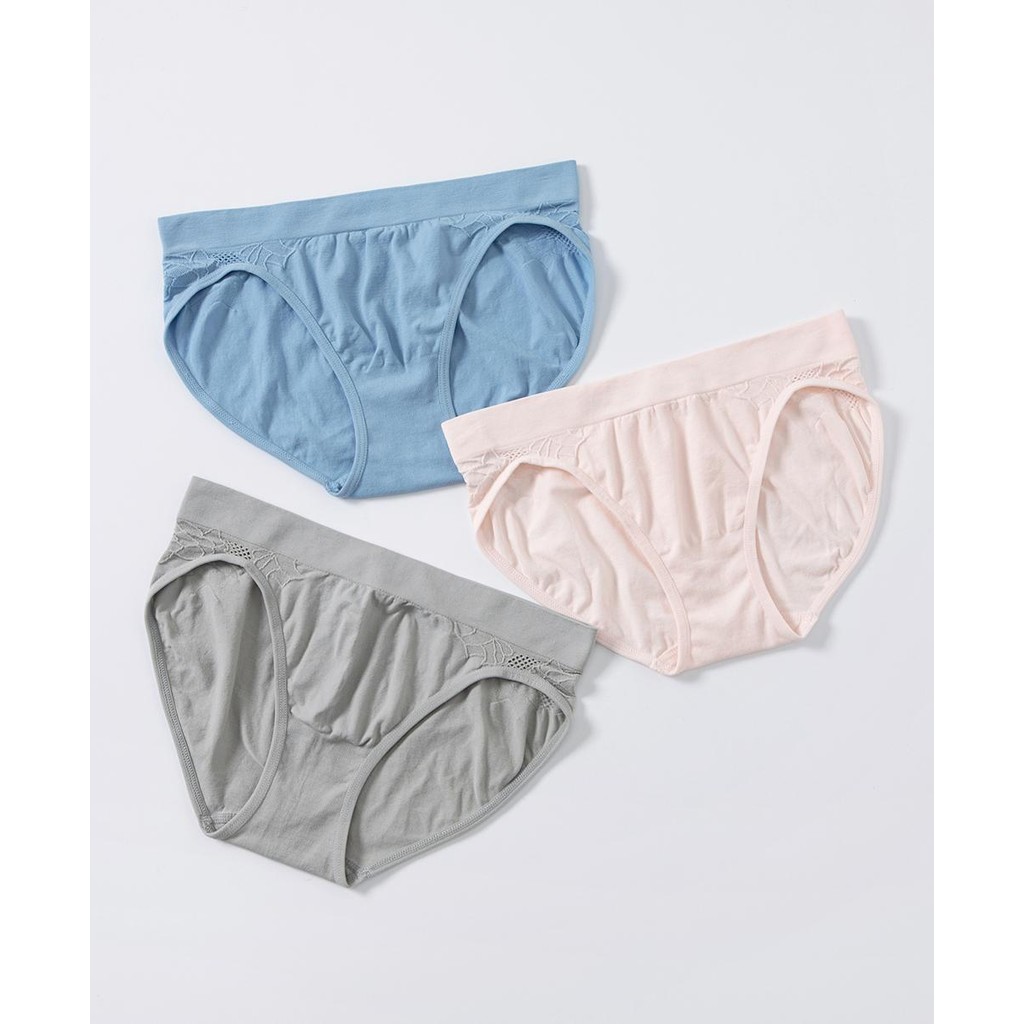 Young Curves Panty Pack Seamless Jacquard C04-100644MIX