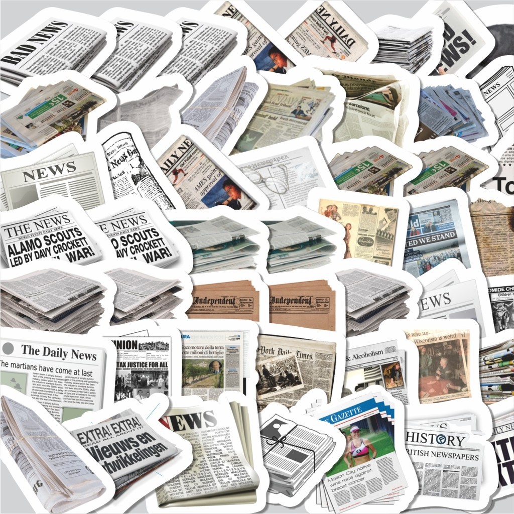 

Stiker Cutting Pack Sticker Koran Sticker Isi 100Pcs Series Aesthetic Lucu Keren Untuk Koper Bahan Vynil