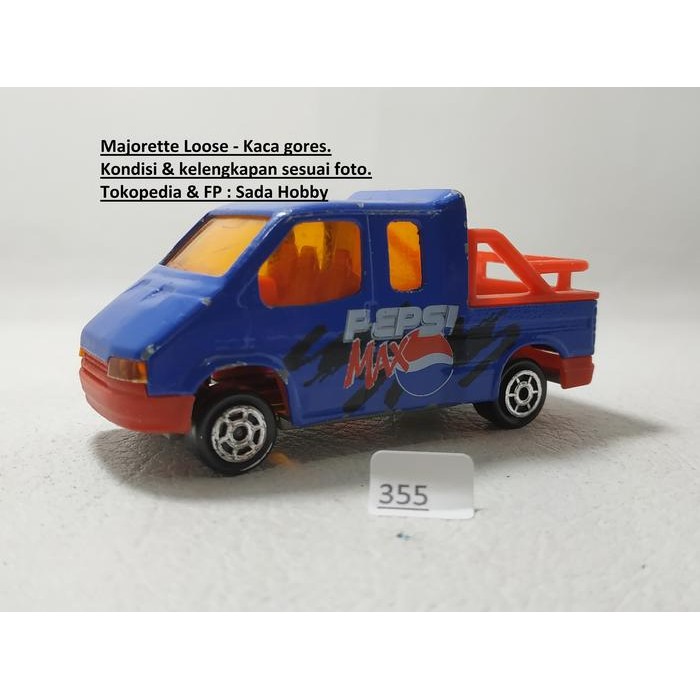 IP3... Vintage Majorette Ford Transit Pepsi Max Unit Only 2ND