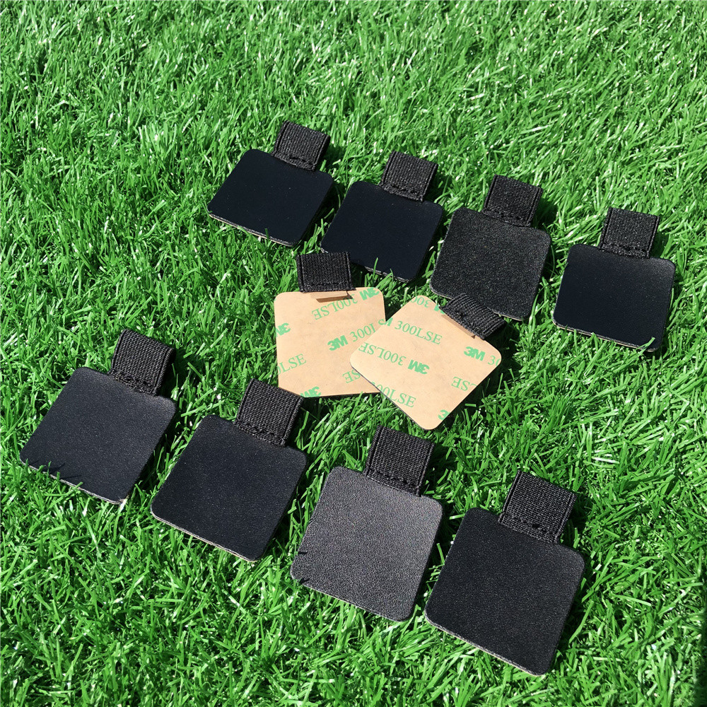 

10PC Self-Adhesive BLACK Leather Pen Clip Pencil Elastic Loop For Notebooks Journals