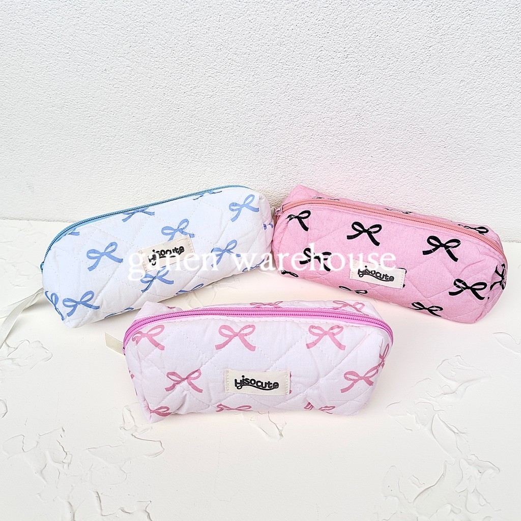 

[GW] Ribbon Tempat Pensil Serbaguna Pouch Make Up Pita