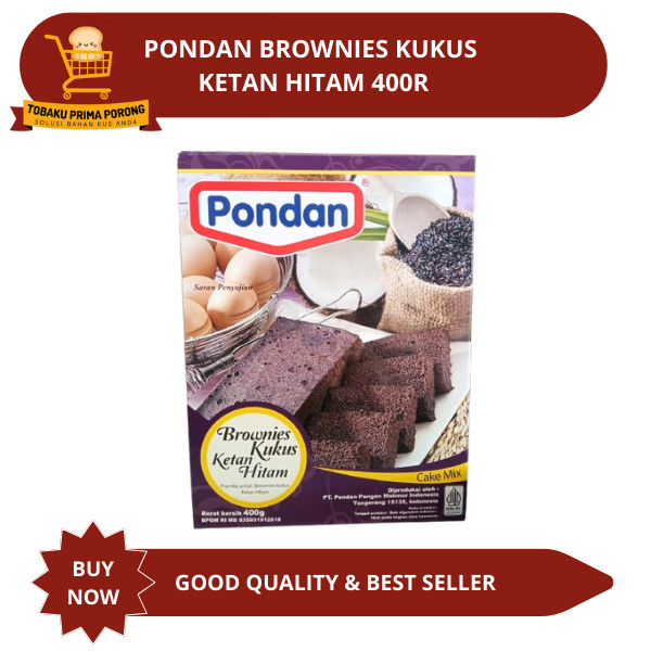 

PONDAN BROWNIES KUKUS KETAN HITAM 400GR