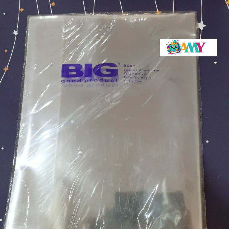 

Big Sampul OPP DLX 0.5 1002 Boxy 25 Lembar AMY STASIONARY