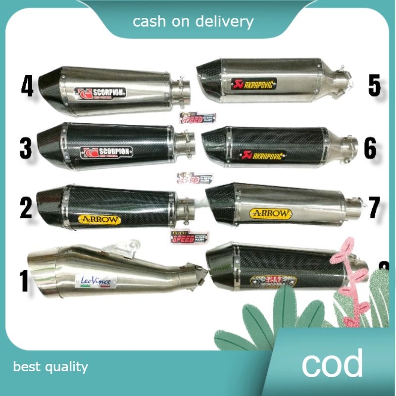 Arrow Silincer Only 50mm Stenlis stell Racing exhaust y15 Y15 Y15ZR R15 V3 v4 RS 150 RSX 150