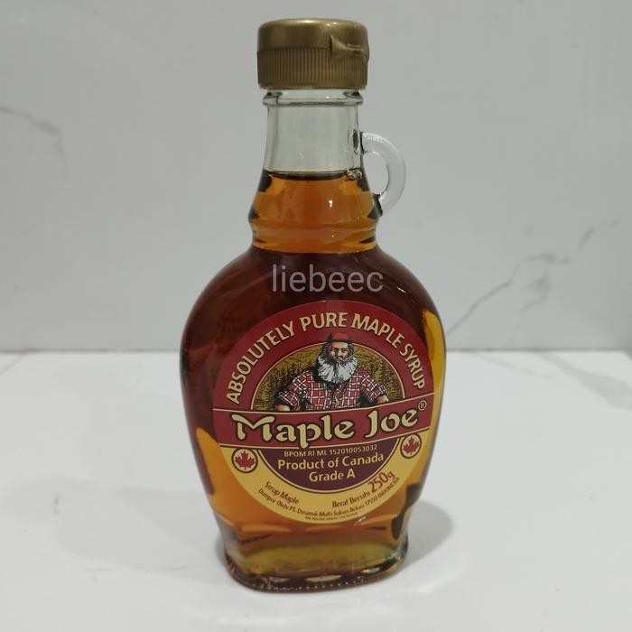 

[PROMO EXP TERBARU] Maple Joe - Pure Maple Syrup 250gr | Grade A Premium 250 gr Bergaransi Terlaris