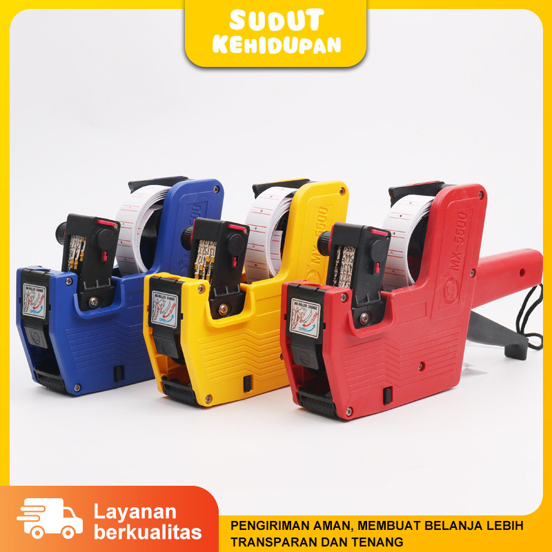 

Label Harga 8 Digit 1 Baris Mesin Cetak Harga Portable Alat Pencetak Stiker Harga untuk Toko/Supermarket