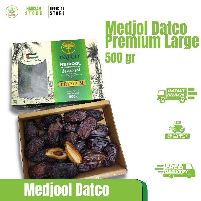 

Kurma Medjool Datco Palestenian Dates Premium 500 gr & 1 Kg