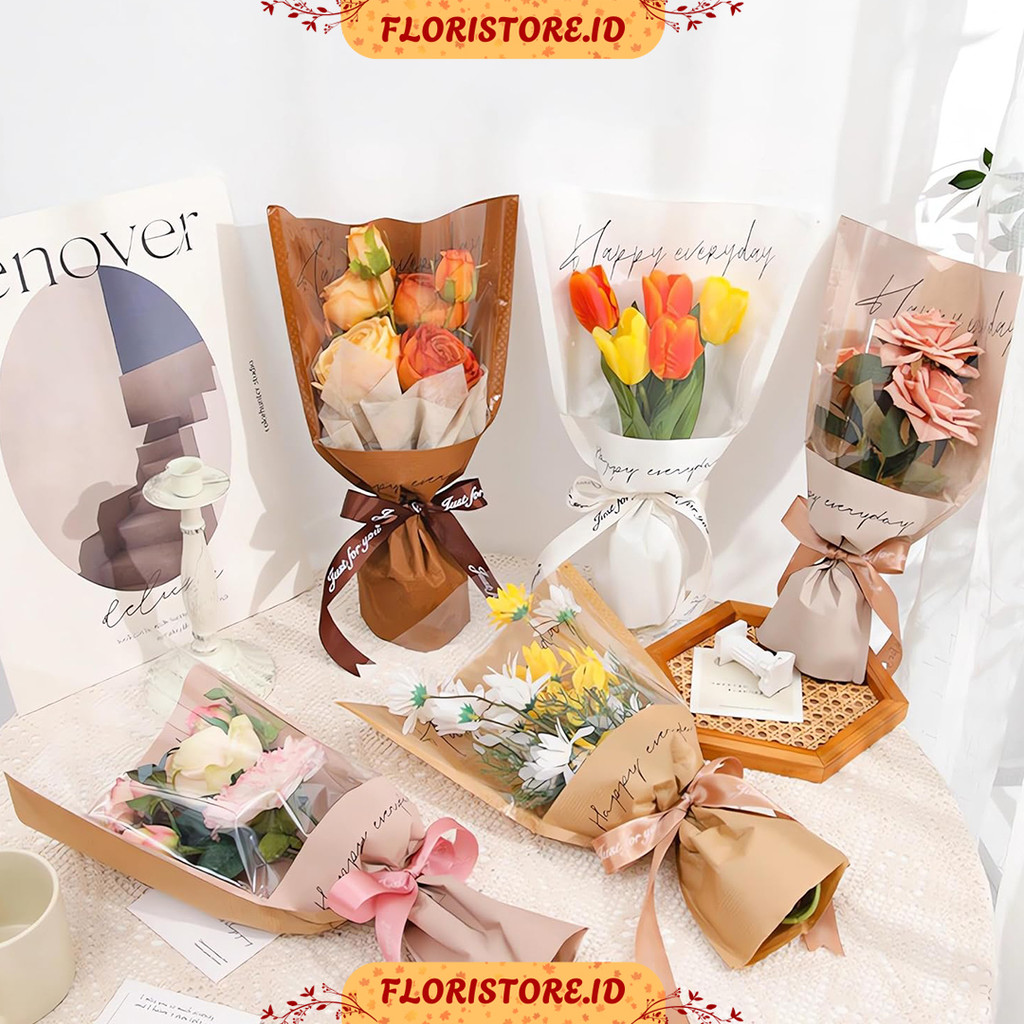 

MULTIPLE FLOWER SLEEVES / KANTONG PLASTIK BUNGA / FLOWER SLEEVE / CORONG BUKET BUNGA / FLORIST SUPPLY