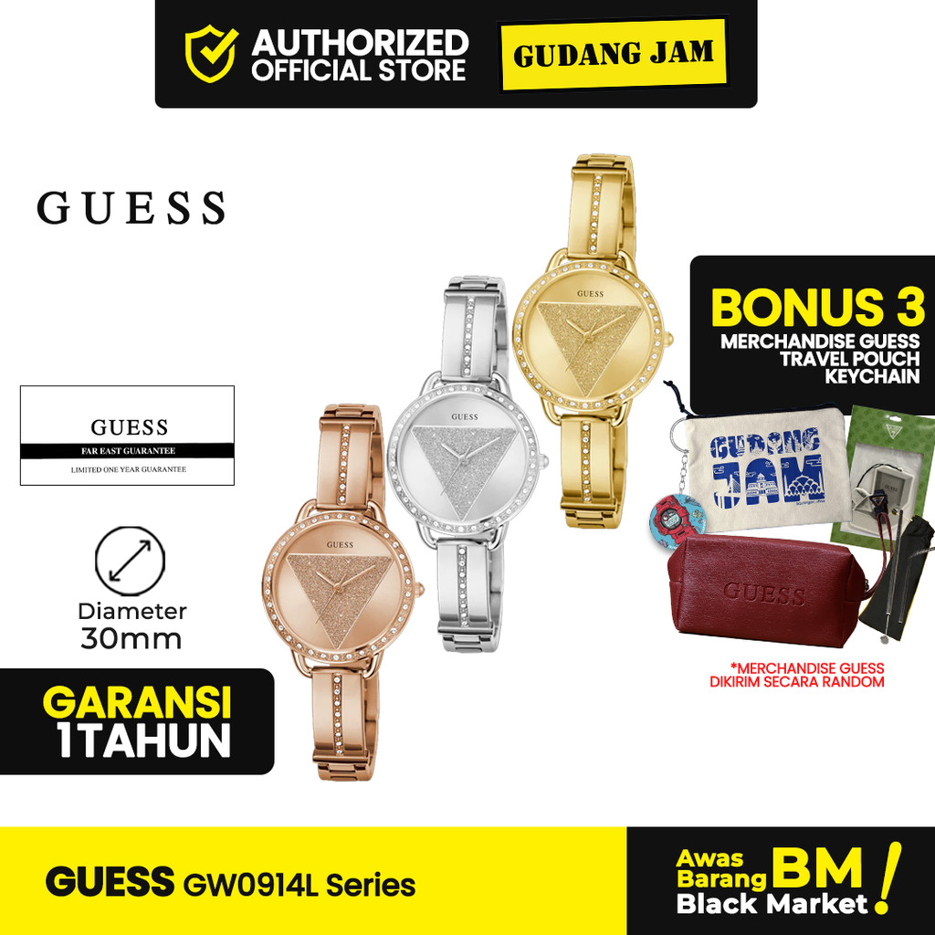 Guess Watch Wanita GW0914L Tri Bellini Series