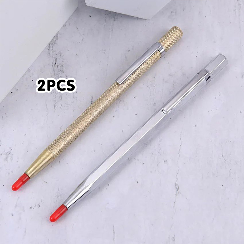 2pcs Pena Pemotong Ubin Marmer Keramik / Alat Pemotong Kaca Dan Keramik Multifungsi