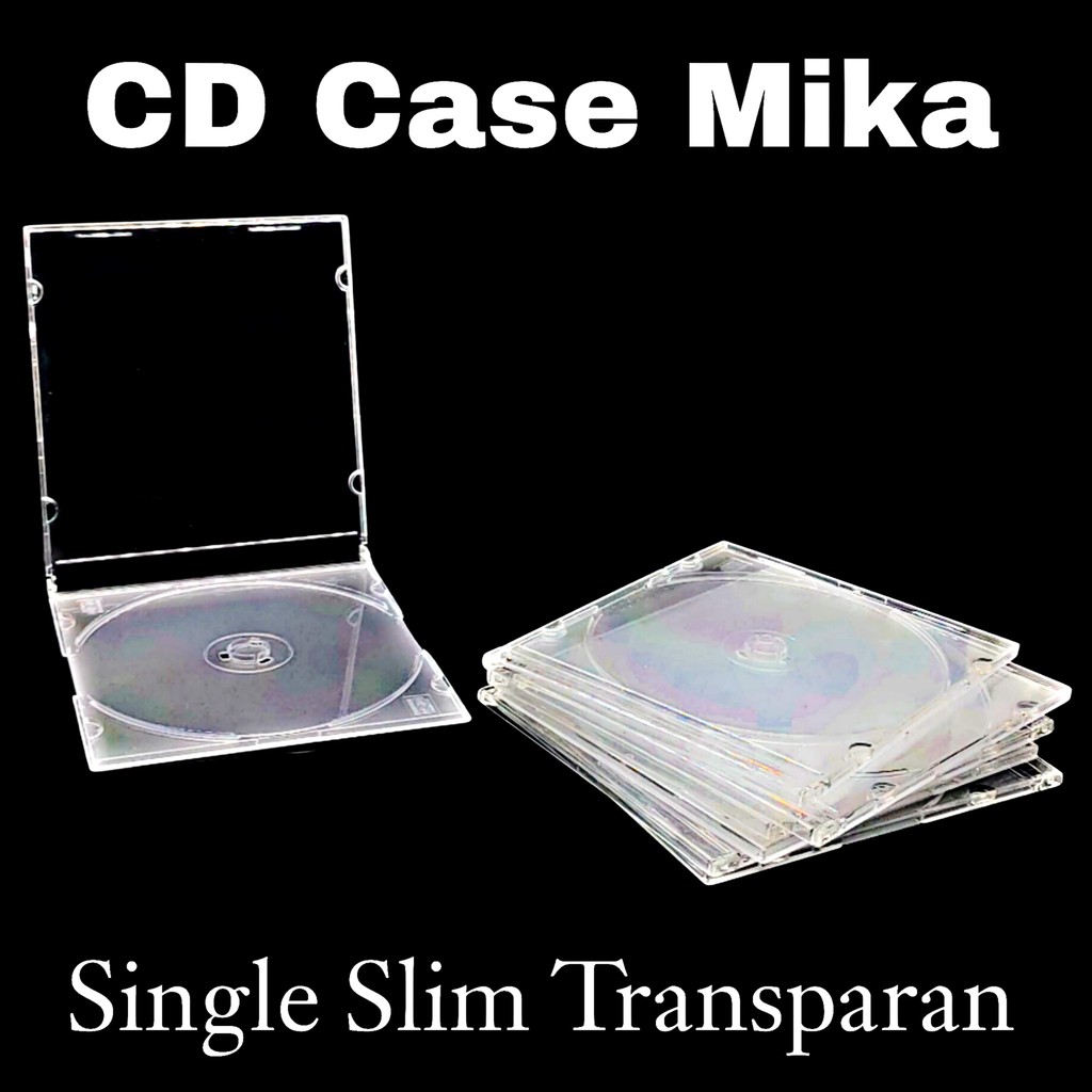 CD Case Mika Transparan Slim Single GT Pro