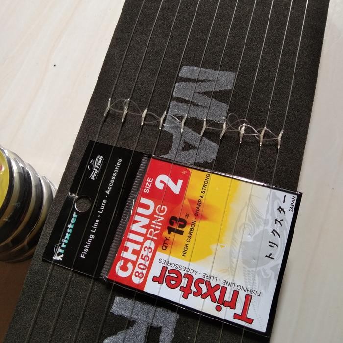 rangkaian kail ikan mas cabang 2 dan 3