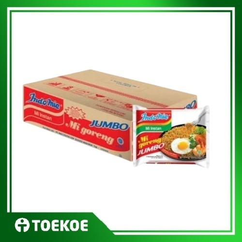 

TOEKOE Indomie Goreng Jumbo 1 Dus [Isi 24pcs] / Mie Instan